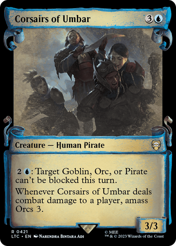 Corsairs of Umbar (Showcase Scrolls) (LTC-421)  Foil - Tales of Middle-earth Commander: (Showcase)