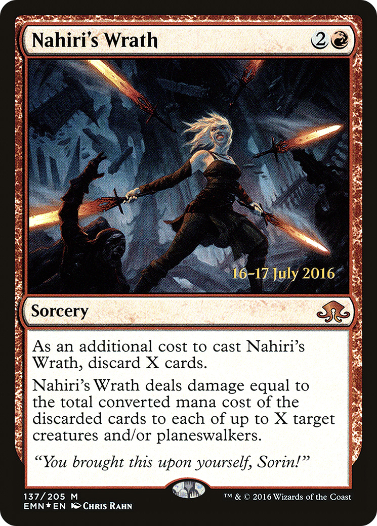 Nahiri's Wrath (PRE-137)  Foil - Eldritch Moon Promos