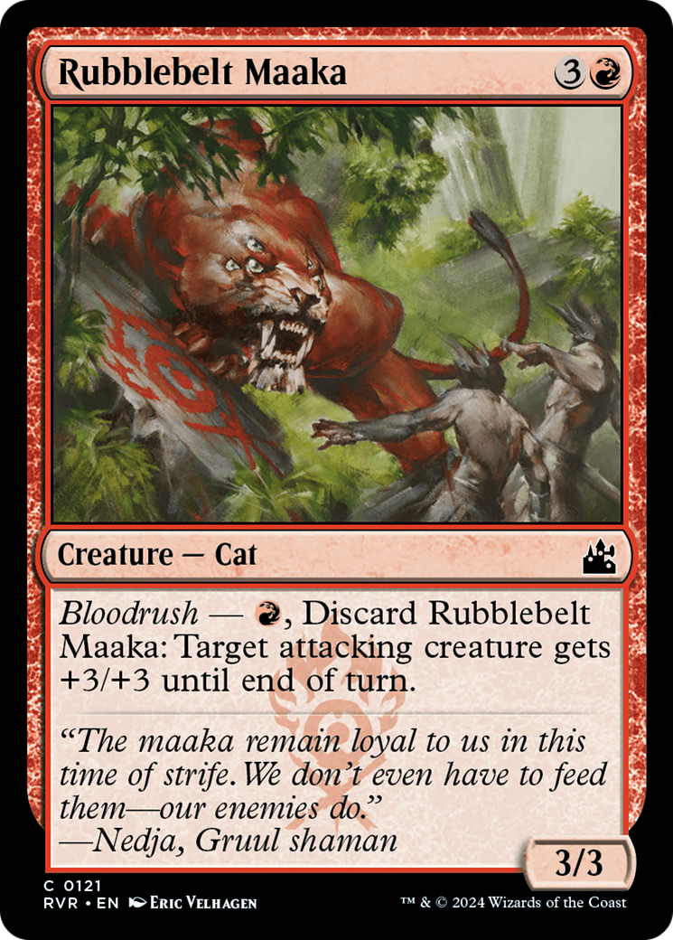 Rubblebelt Maaka (RVR-121)  Foil - Ravnica Remastered