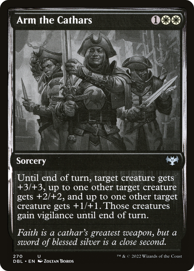 Arm the Cathars (DBL-270)  Foil - Innistrad: Double Feature