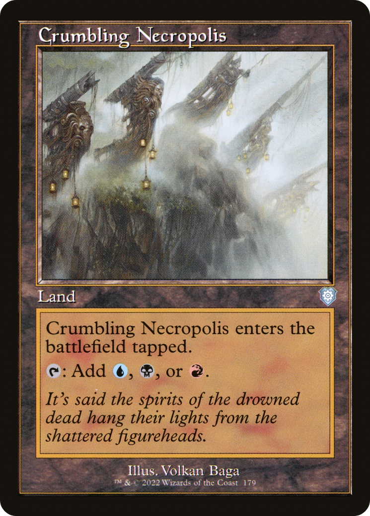 Crumbling Necropolis (Retro Frame) (BRC-179)  - The Brothers' War Commander
