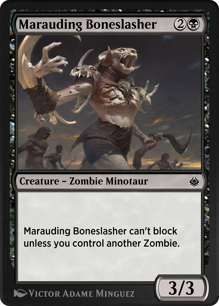 Marauding Boneslasher (AKR-115)  - Amonkhet Remastered