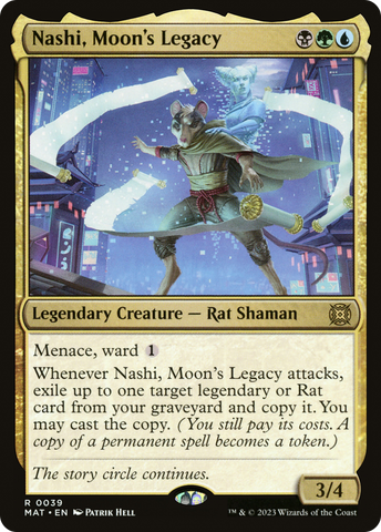 Nashi, Moon's Legacy (MAT-039)  Foil - March of the Machine: The Aftermath