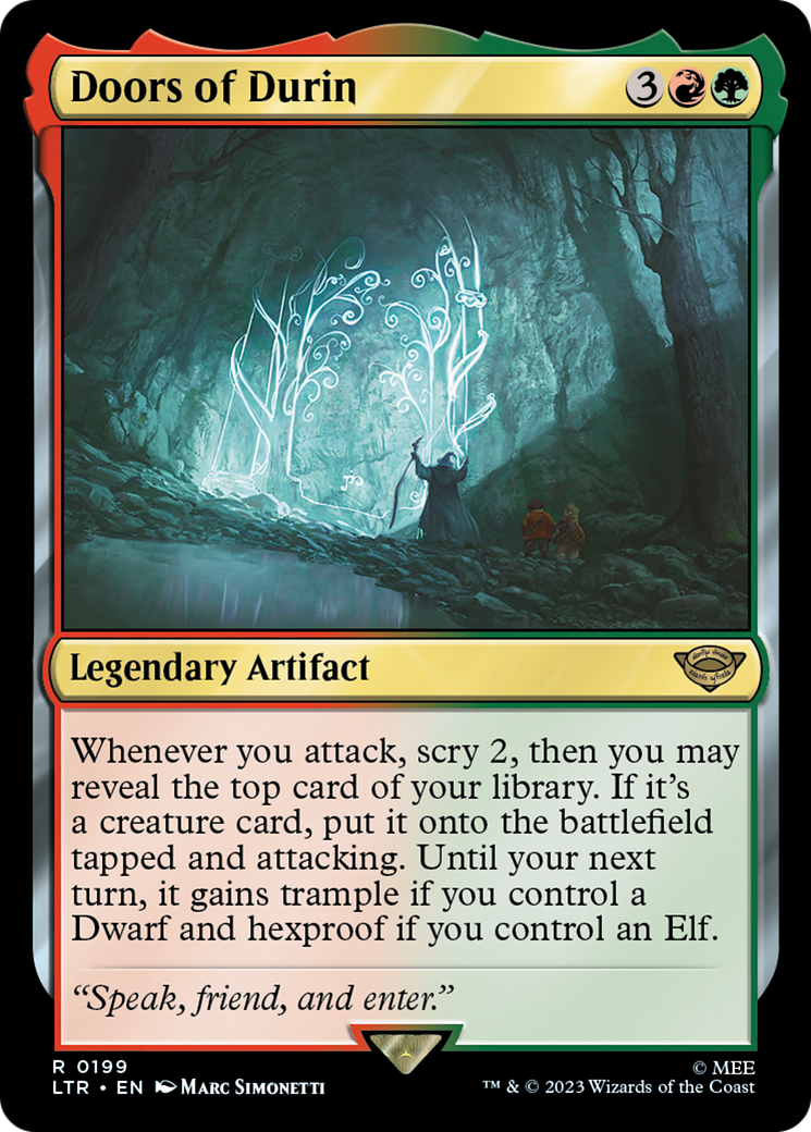 Doors of Durin (LTR-199)  Foil - The Lord of the Rings: Tales of Middle-earth