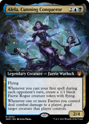 Alela, Cunning Conqueror (Extended Art) (WOC-034)  Foil - Wilds of Eldraine Commander: (Extended Art)