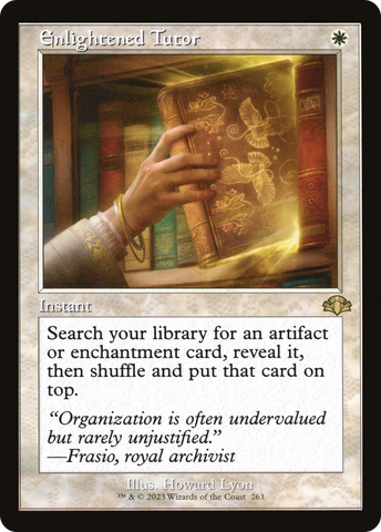 Enlightened Tutor (Retro Frame) (DMR-263)  Foil - Dominaria Remastered