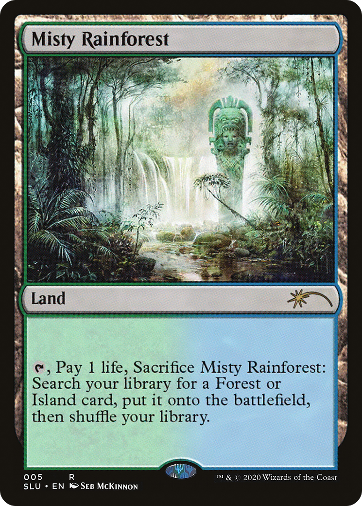 Misty Rainforest (SLU-005)  - Secret Lair: Ultimate Edition
