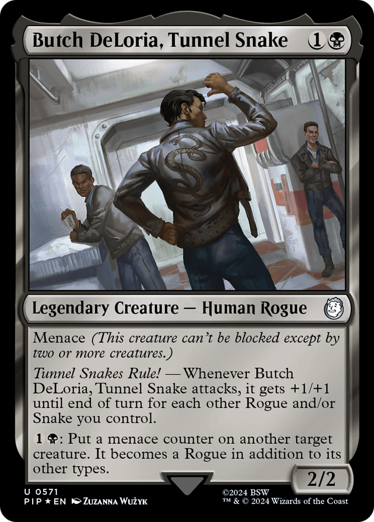 Butch DeLoria, Tunnel Snake (Surge Foil) (PIP-571)  Foil - Fallout