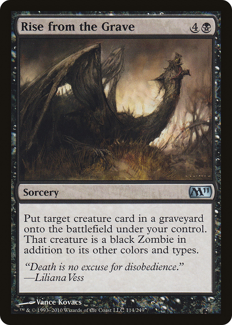 Rise from the Grave (M11-114)  Foil - Magic 2011
