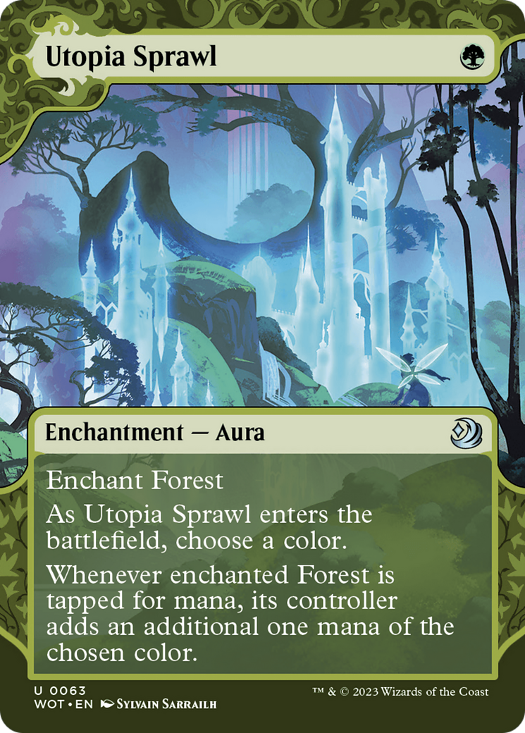 Utopia Sprawl (WOT-063)  - Wilds of Eldraine: Enchanting Tales: (Showcase) (Borderless)