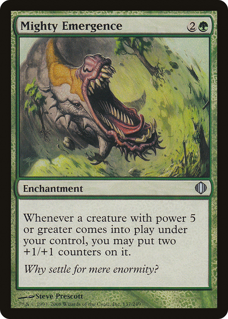Mighty Emergence (ALA-137)  Foil - Shards of Alara