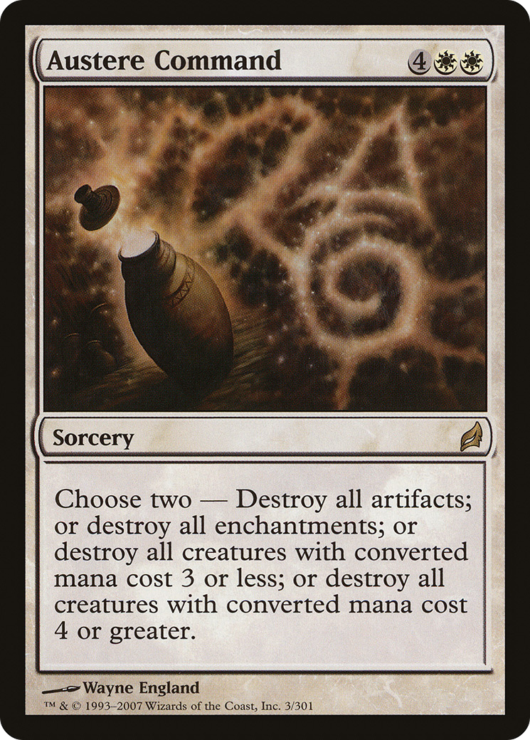 Austere Command (LRW-003)  Foil - Lorwyn