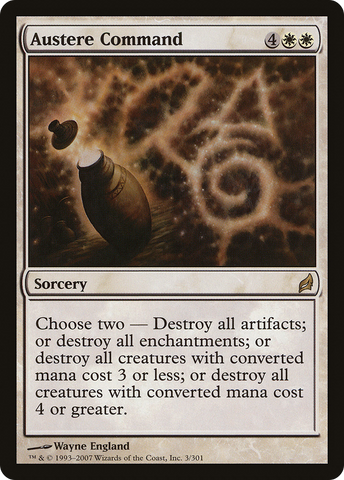Austere Command (LRW-003)  Foil - Lorwyn