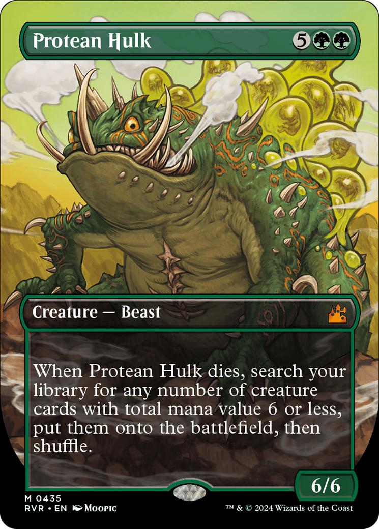 Protean Hulk (Anime Borderless) (RVR-435)  Foil - Ravnica Remastered