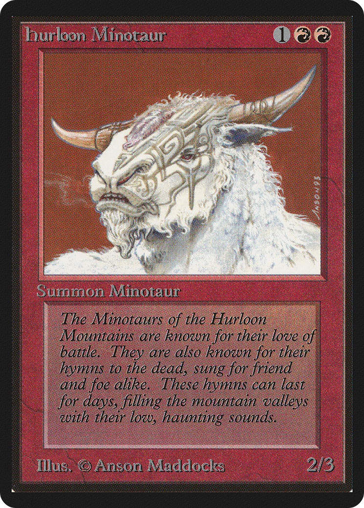 Hurloon Minotaur (LEB-)  - Limited Edition Beta