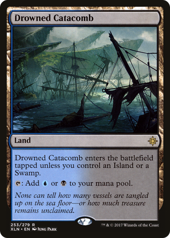 Drowned Catacomb (XLN-253)  Foil - Ixalan