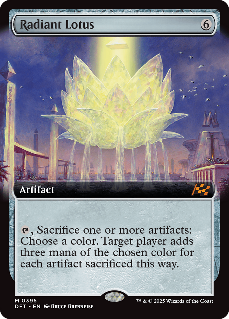 Radiant Lotus (Extended Art) (DFT-395)  Foil - Aetherdrift: (Extended Art)