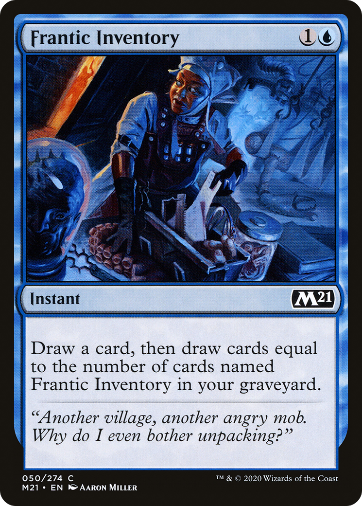 Frantic Inventory (M21-050)  - Core Set 2021