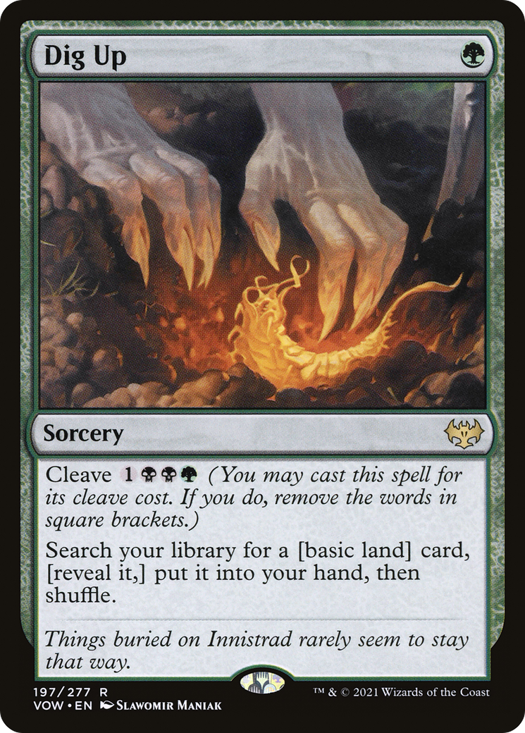 Dig Up (VOW-197)  Foil - Innistrad: Crimson Vow