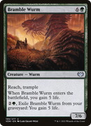 Bramble Wurm (VOW-189)  Foil - Innistrad: Crimson Vow