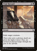Final Reward (AKH-092)  Foil - Amonkhet