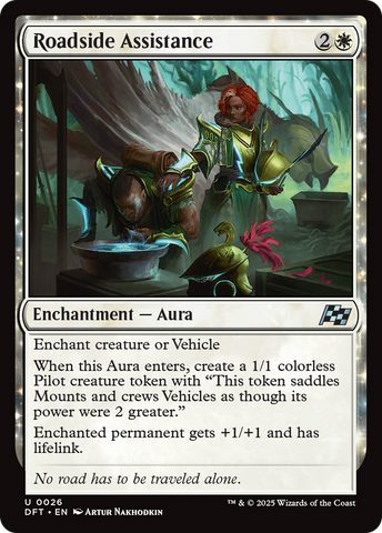 Roadside Assistance (DFT-026)  Foil - Aetherdrift: (enchantment)