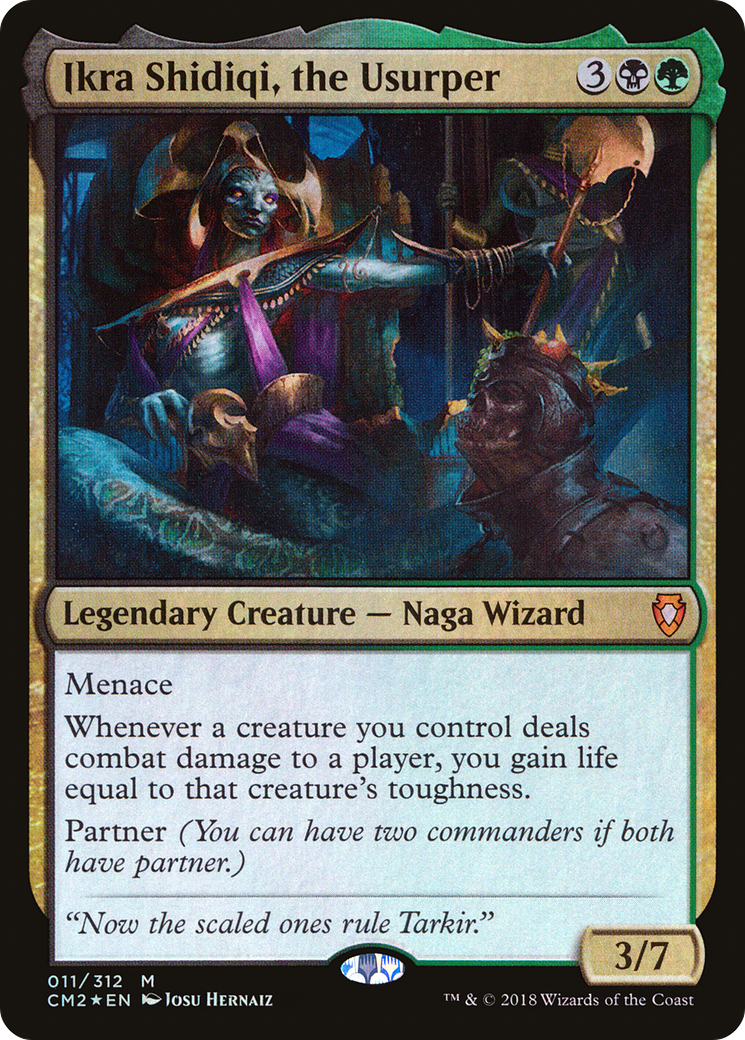 Ikra Shidiqi, the Usurper (CM2-011)  Foil - Commander Anthology Volume II