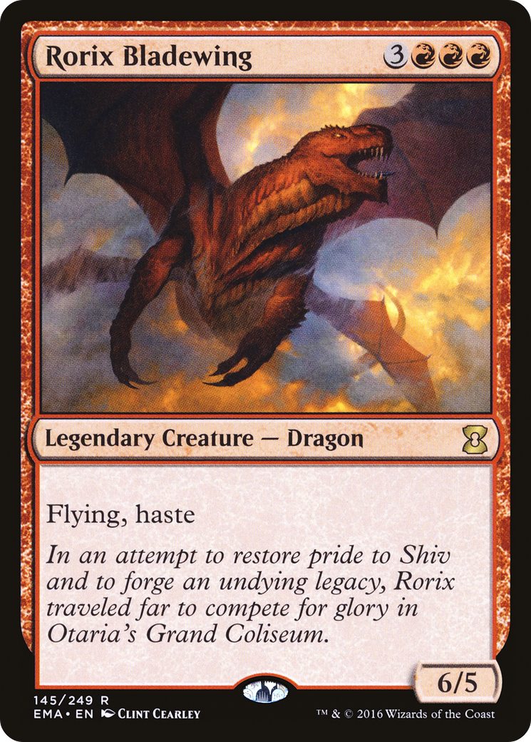 Rorix Bladewing (EMA-145)  Foil - Eternal Masters