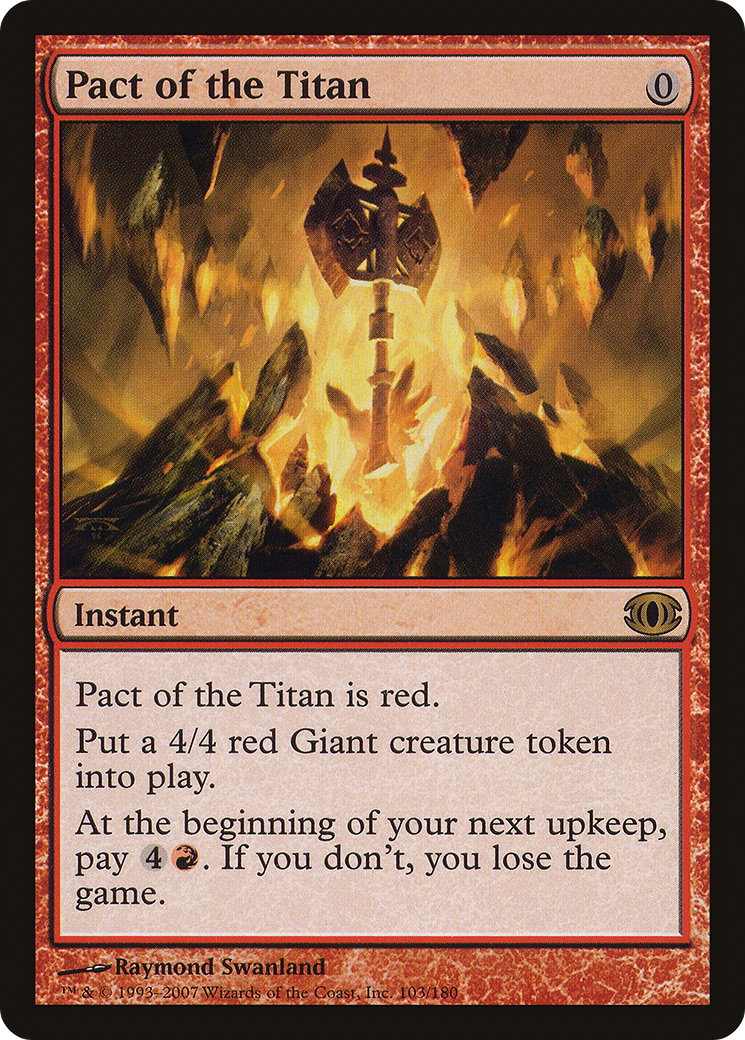 Pact of the Titan (FUT-103)  Foil - Future Sight