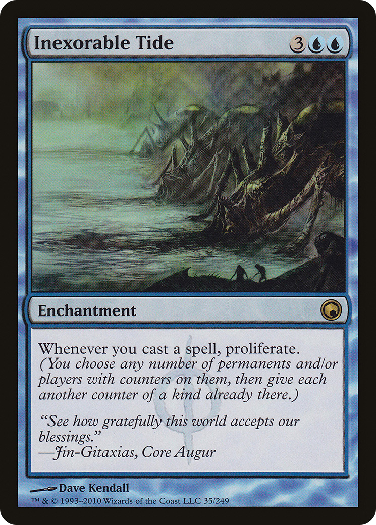 Inexorable Tide (SOM-035)  Foil - Scars of Mirrodin