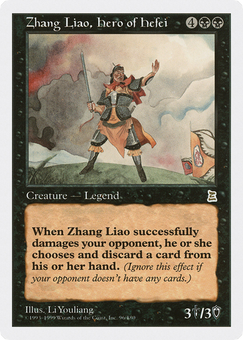 Zhang Liao, Hero of Hefei (PTK-096)  - Portal Three Kingdoms