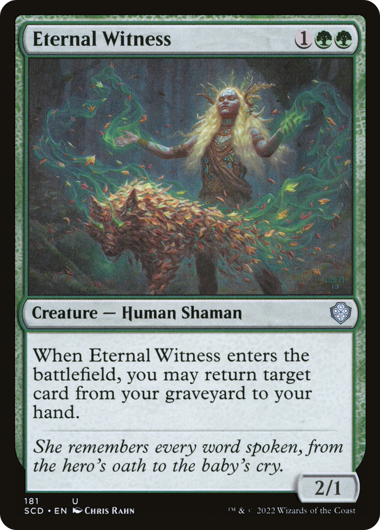 Eternal Witness (SCD-181)  - Starter Commander Decks