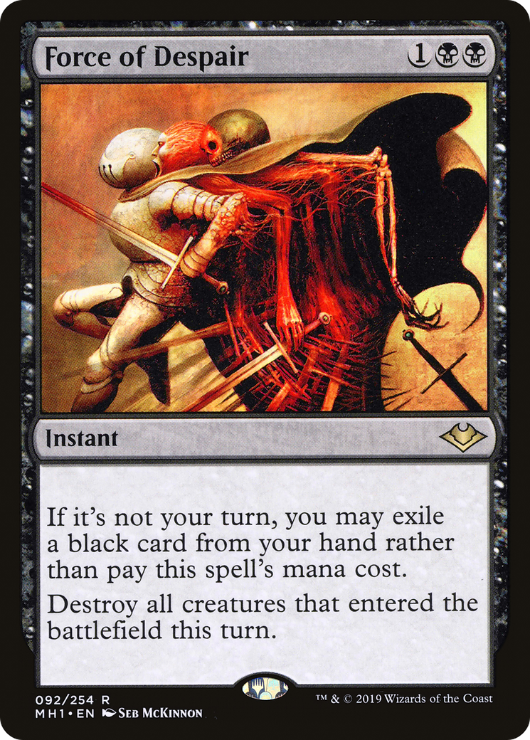 Force of Despair (MH1-092)  Foil - Modern Horizons