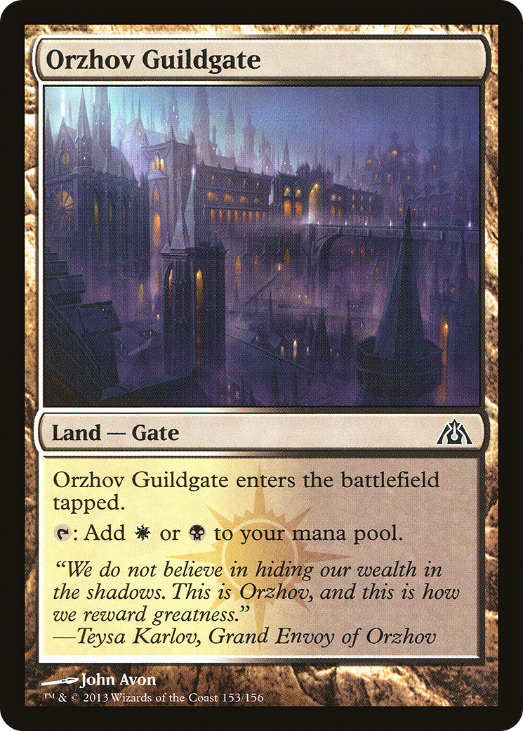 Orzhov Guildgate (DGM-153)  Foil - Dragon's Maze