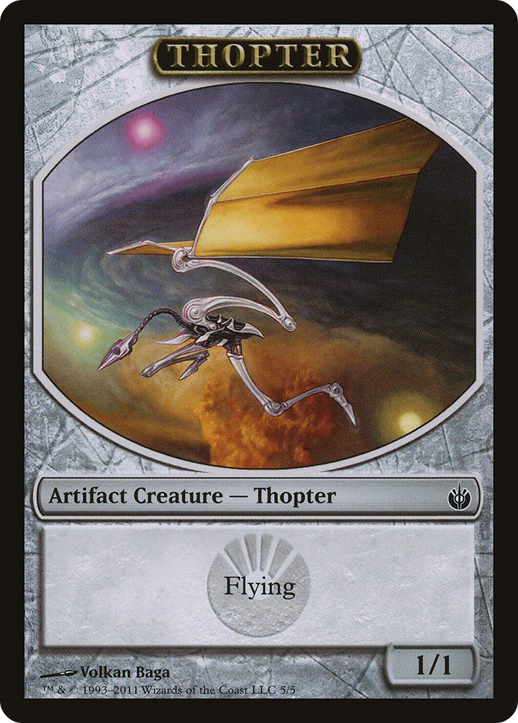 Thopter Token (MBS-005) - Mirrodin Besieged Tokens