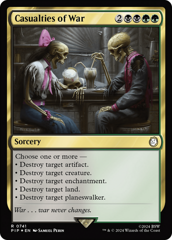 Casualties of War (Surge Foil) (PIP-741)  Foil - Fallout