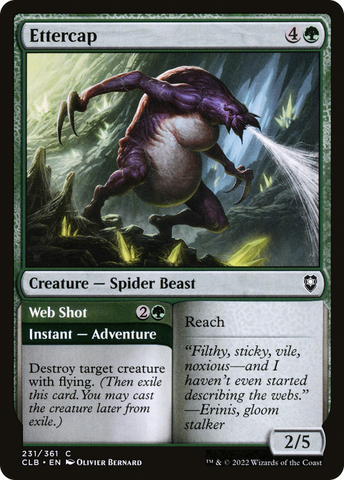 Ettercap // Web Shot [Commander Legends: Battle for Baldur's Gate]