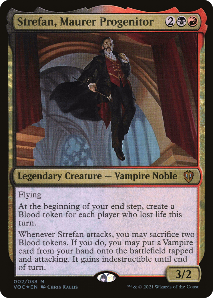 Strefan, Maurer Progenitor (VOC-002)  Foil - Crimson Vow Commander