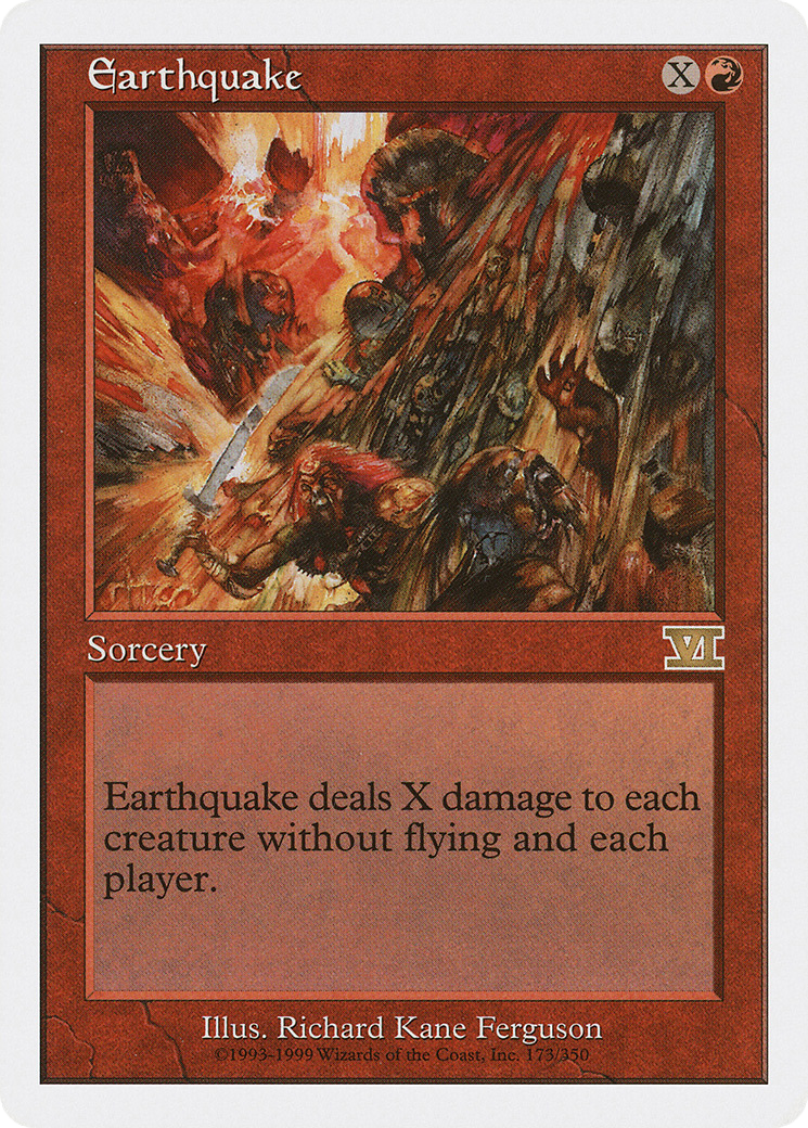 Earthquake (6ED-173)  - Classic Sixth Edition