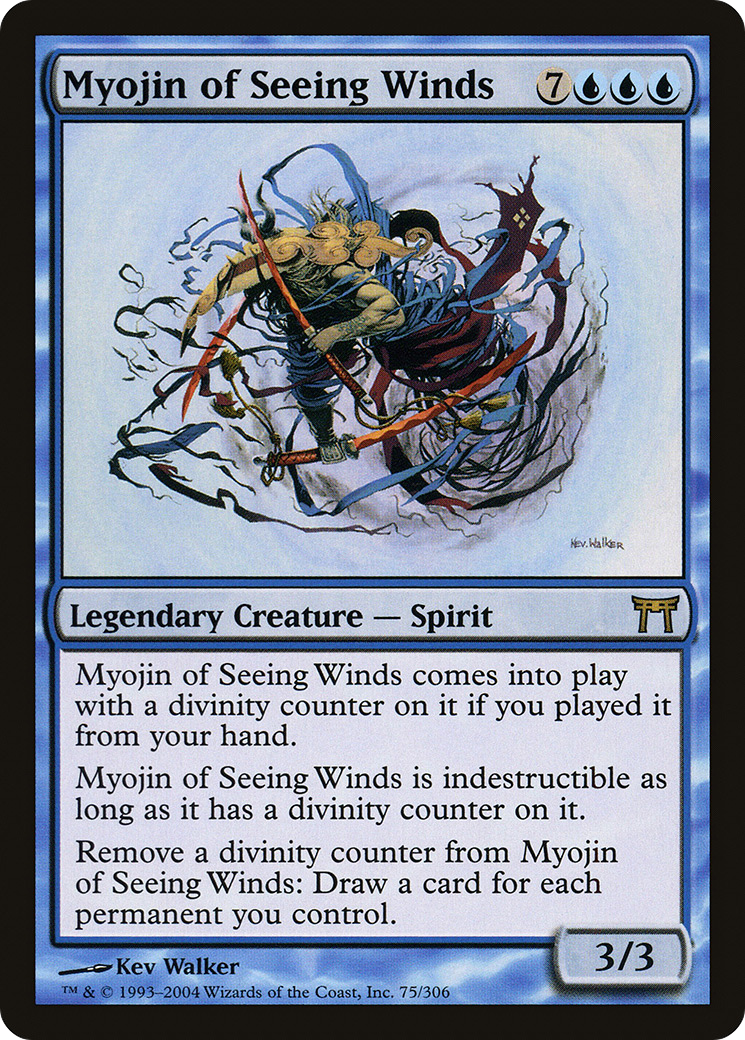 Myojin of Seeing Winds (CHK-075)  - Champions of Kamigawa