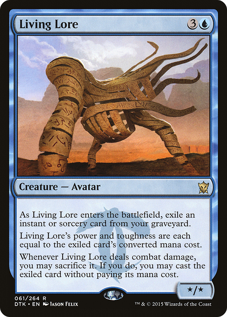 Living Lore (DTK-061) - Dragons of Tarkir Foil