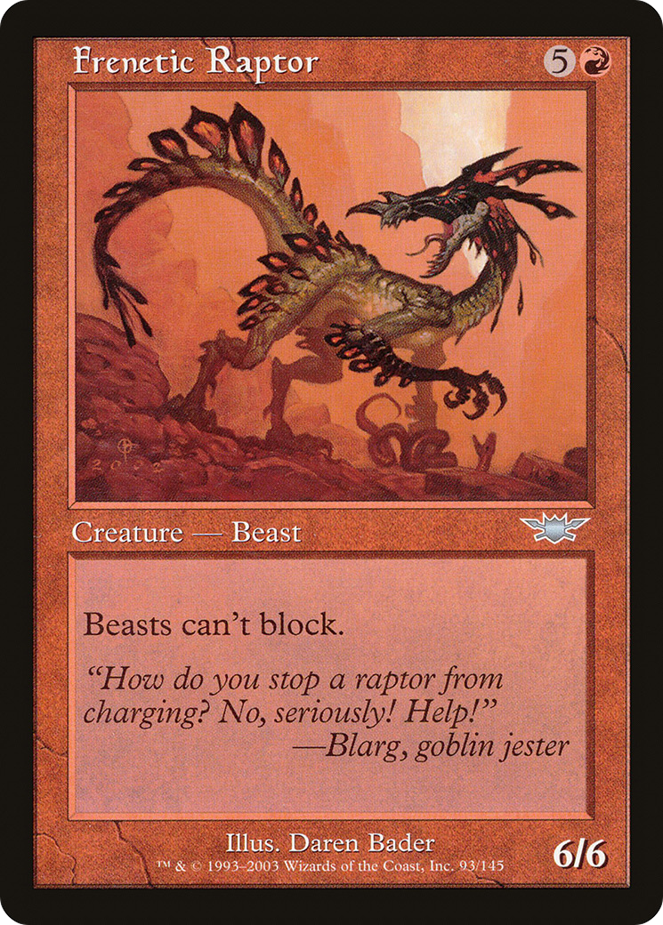 Frenetic Raptor (LGN-093)  - Legions