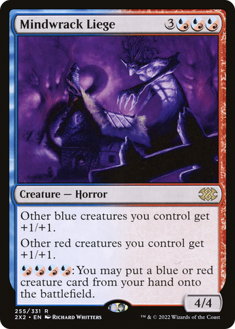 Mindwrack Liege (2X2-255)  Foil - Double Masters 2022