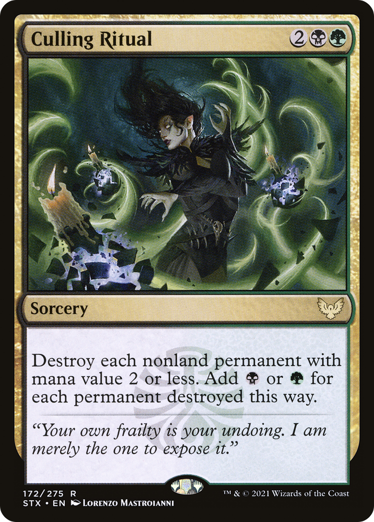 Culling Ritual (STX-172)  Foil - Strixhaven: School of Mages