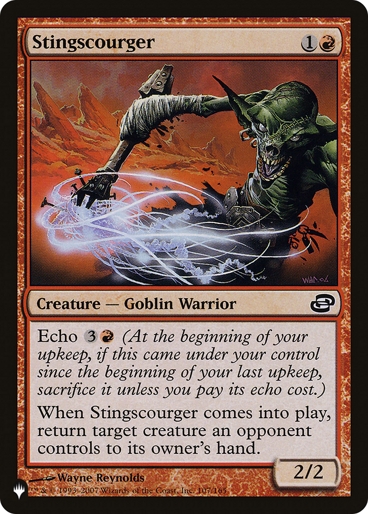 Stingscourger (LIST-PLC-107)  - The List