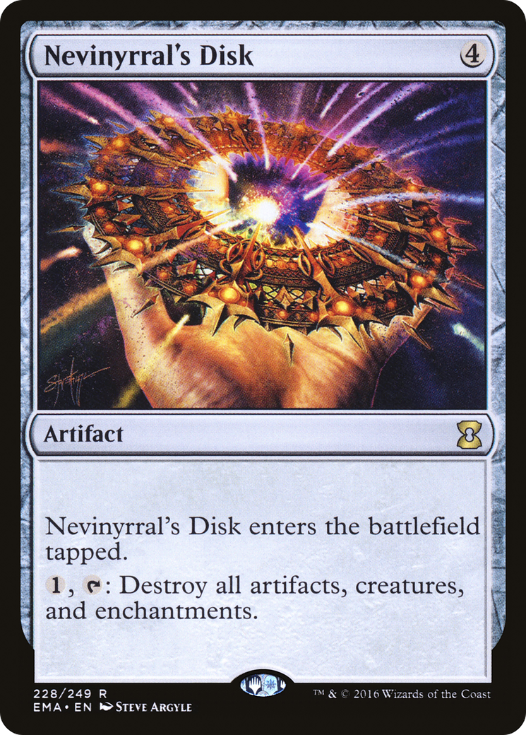 Nevinyrral's Disk (EMA-228)  Foil - Eternal Masters