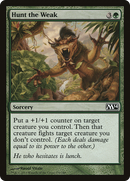 Hunt the Weak (M14-179)  Foil - Magic 2014