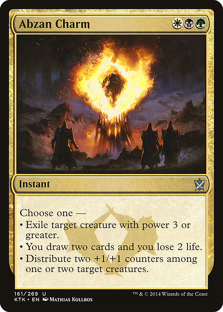Abzan Charm (KTK-161)  - Khans of Tarkir