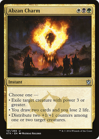 Abzan Charm (KTK-161)  Foil - Khans of Tarkir