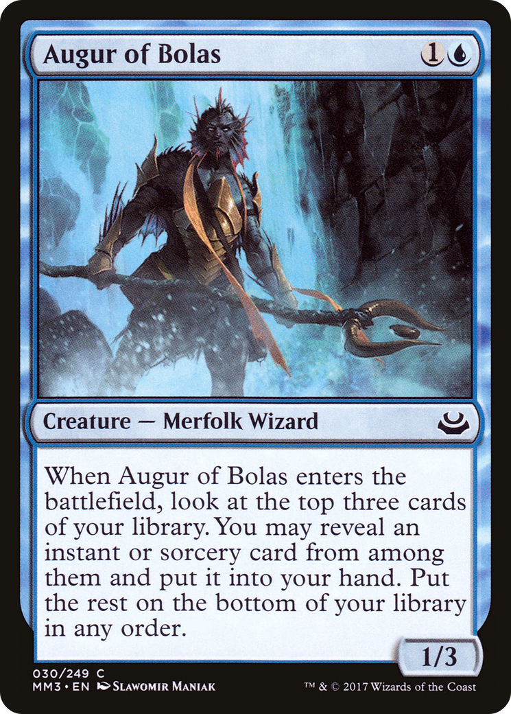 Augur of Bolas (MM3-030)  Foil - Modern Masters 2017